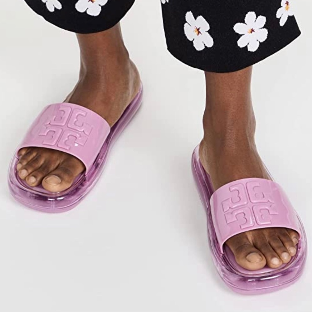 Tory Burch Bubble Jelly Slides NWOT